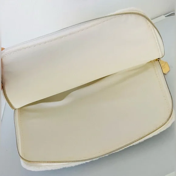 Dior Hair Band Gold Bee + Guerlain White Cosmetic Bag + Green Card Holder - SET - Picture 14 of 15